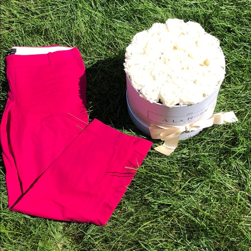 Hot pink minnie j crew pant